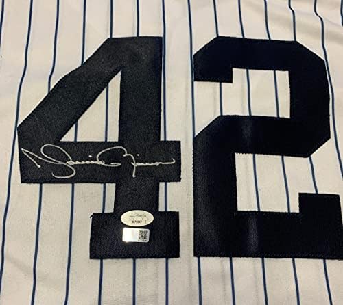 Mariano Rivera Aláírt New York-i Aláírt Baseball Jersey SZÖVETSÉG COA