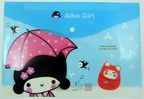 Aranyos Japán Lányok Nyomja Meg A Stud Dokumentum Boríték Pénztárca (Esernyő)