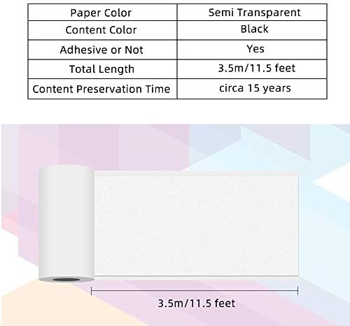 M02 Pro Nyomtató + Félig Átlátszó Papír