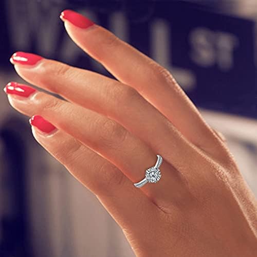 A nők, Eljegyzési Gyűrűk, Ékszerek Női Gyűrű Női Gyűrű Ajándék Cirkónium-oxid A Csillogó Gyűrűk Vad Gyűrűk