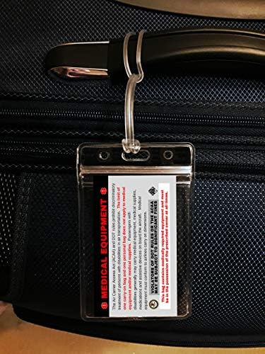 CPAP Orvosi Figyelmeztető Berendezések bőröndcímke - vigyázz vele, PONT, valamint az acaa-szabályozás (LUG-CPAP-192) Mennyiség (2)