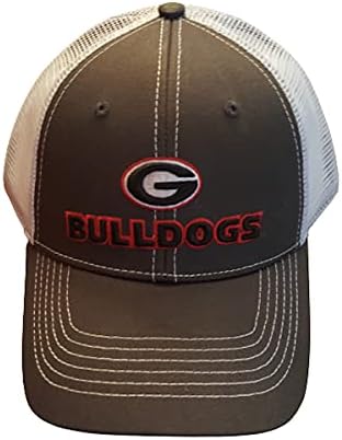 Rajongó Kedvenc Georgia Bulldogs Sapka Állítható Háló Snapback Faszén, Egy Méret
