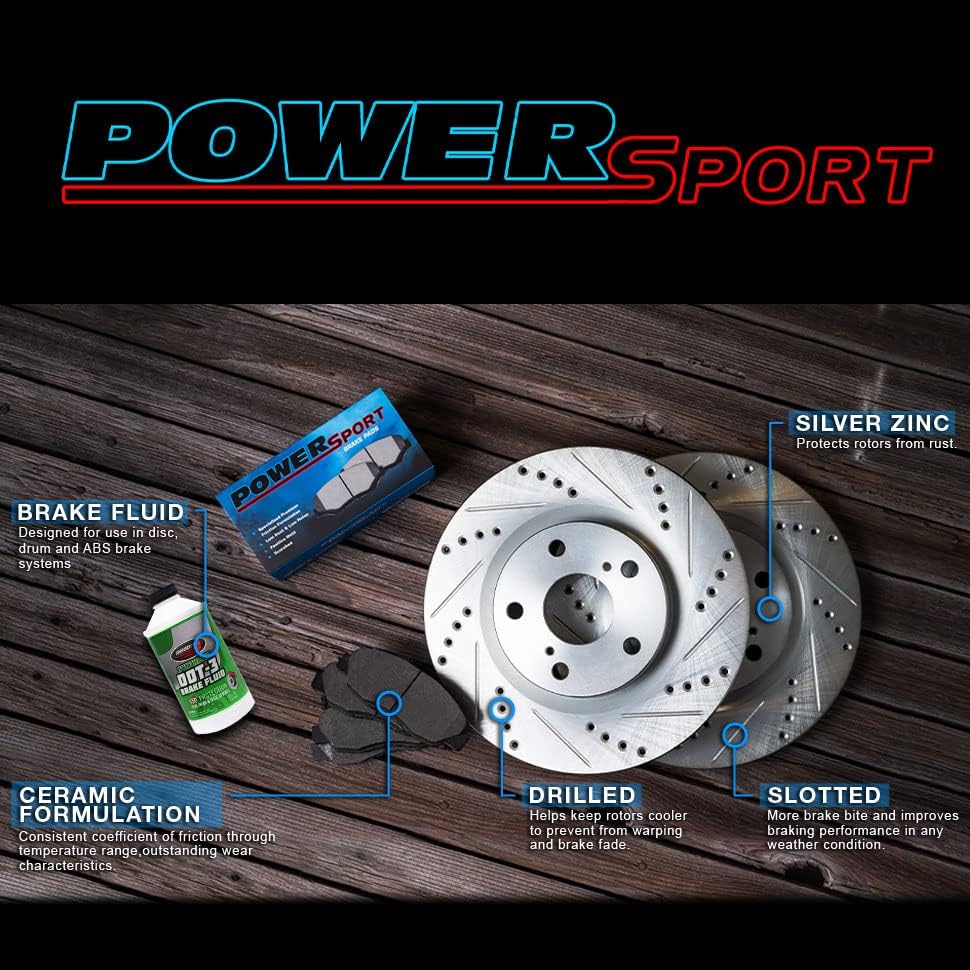 Power Sport Elöl Hátul Fékek Rotorok Készlet |Első Hátsó fékbetétek| Fék Mellett pedig Párna|Kerámia fékbetétek, valamint Rotorok BLCC.31080.02
