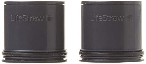 LifeStraw Szén-Kapszula Csere Szűrő Menj Üveg 2-fokozatú & Acél (2 Csomag)