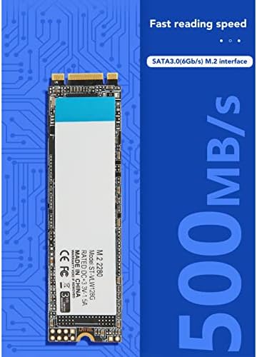 Aqur2020 Belső Szerencsejáték SSD, 3D TLC NAND M. 2 2280 500MBS Olvasás, Számítógép SSD Laptop (128)