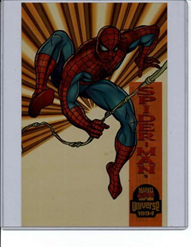 Spider-Man Doboz Topper 6,5 x 10 Jumbo Topper tetszhalál 1994 Marvel Univerzum RITKA