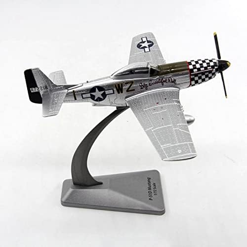 MOOKEENONE 1:72 amerikai Hadsereg Légi P-51 Mustang Vadászgép Modell Szimuláció Légi jármű Repülési Modell Modell Készletek Gyűjtemény,