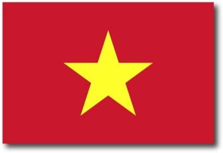Mágnes Fel Vietnam Vietnami Zászló Autó Mágnes Matrica, 4x6 Cm, nagy teljesítményű Autóipari Mágnes Autó, Teherautó SUV