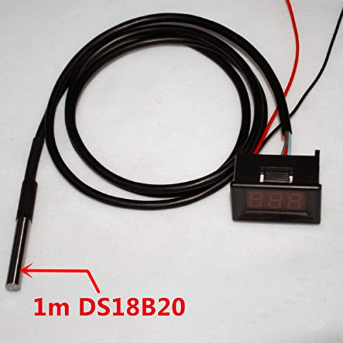 Taidacent DS18b20 Hőmérséklet Kijelző, Digitális Hőmérséklet Hőmérő Kijelző Panel 0.1 C DS18B20 Hőmérséklet-Érzékelő 0.36