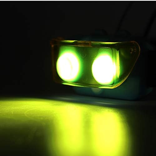 Yosoo Vízálló Fejlámpa,2COB Mini LED Fényszóró-Jó Túrázás, Este Olvasás Pultnál Dolgozó Kalap Fény (4)