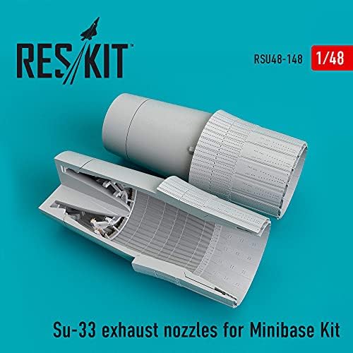 Reskit RSU48-0148 - 1/48 Su-33 Kipufogó fúvókák Minibase Modell Készlet