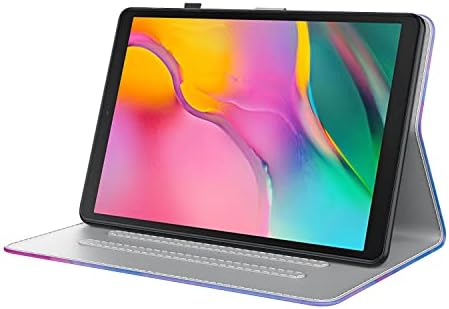 zl egy Kompatibilis/Csere Tablet PC Samsung Galaxy Tab EGY 2019 10.1 SM-T510/T515 PU Bőr Flip Cover Állni Mágneses Pénztárca Tok (5)