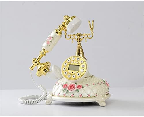 DHTDVD Európai Vintage vezetékes Rusztikus, Antik Telefon Új lakberendezési Nappali Díszek