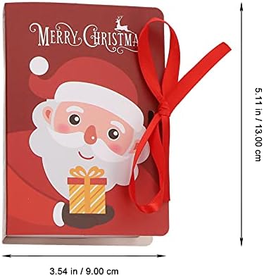 Hemoton 4db Karácsonyi Ajándék Doboz Karton Téglalap alakú Papír Merev Ajándék Dobozok Szalag Alatt karácsonyfa Díszek Karácsonyi Évfordulóján