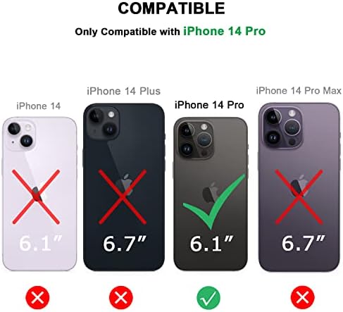 TENDLIN Kompatibilis az iPhone 14 Pro Esetben Prémium Bőr TPU Hibrid Tok (Fekete)
