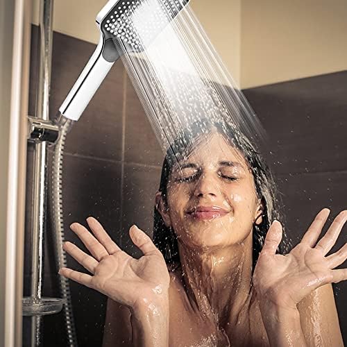 Zuhanyfej - Magas Nyomás Kézi Zuhanyfejjel - Kemény Víz Magas Nyomás 4 Spray Mód Kézi zuhanyfej Otthon, Edzőteremben, Vezető