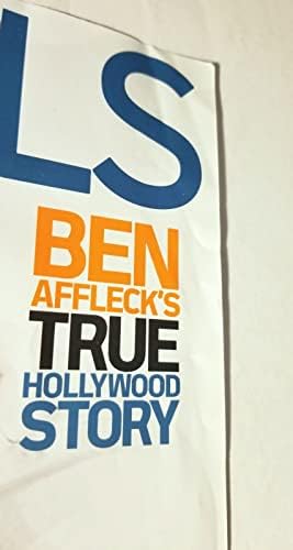 Ben Affleck-IGAZI kézzel ALÁÍRT Magazin Címlap SZÖVETSÉG COA Dedikált Színész