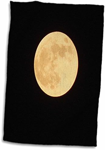3dRose Florence Éjszakai Tájkép - Nagyon Telihold - Törölköző (twl-60616-1)