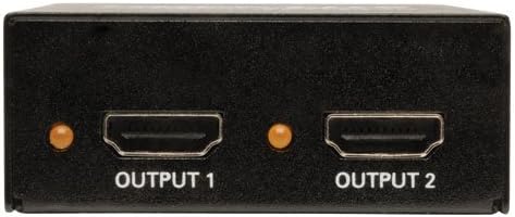 Tripp Lite 2-Port DisplayPort 1.2-HDMI Multi-Stream Transport (MST) Hub, 3840x2160 4K x 2K @ 24/30Hz (B156-002-HDMI),Fekete