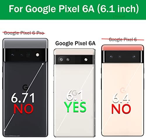 Dzxouui a Google Pixel 6A Esetben Puha Ultra Vékony TPU Rugalmas Gumi csúszásgátló Ütésálló, 2 Csomag Képernyő Védő Google Pixel 6A Telefon
