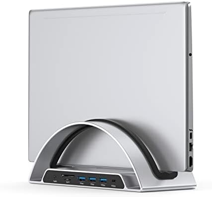 USB-C Laptop Dokkoló Állomás Dual Monitor, TOBENONE USB-C-Dokkoló Állvány két HDMI, 65 w-os Tápegység, 10 gbps USB 3.1, SD/TF, Gigabit Ethernet,