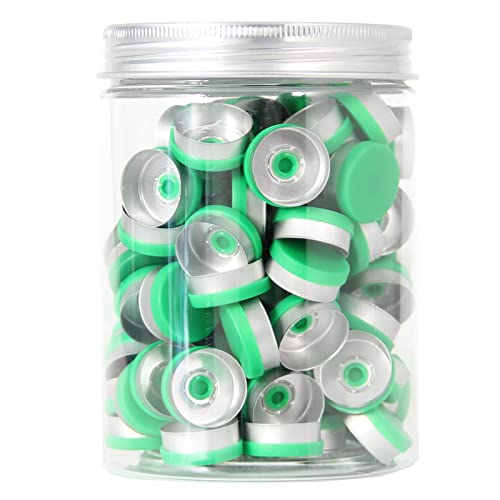 20mm Zöld Flip Top Caps-100 Db Alumínium-Műanyag Zöld Sapkákat az Injekciós Üveg