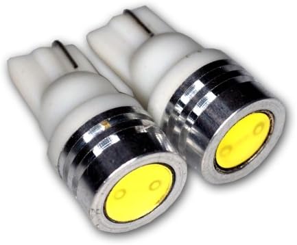Tuningpros LEDHMSL-T10-WHP1 Magas Mount Lámpa LED Izzók T10 Ék, Nagy teljesítményű LED Fehér 2-pc-be