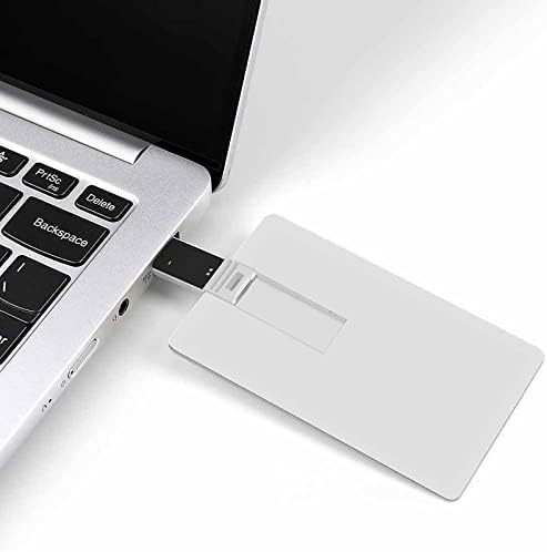 Yin Yang Fű USB Meghajtó Hitelkártya Design USB Flash Meghajtó U Lemez, pendrive, 64G