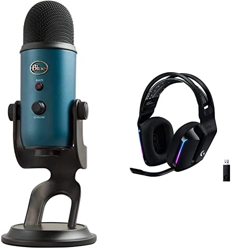Kék Yeti USB Mikrofon PC-n, Mac -, Szerencsejáték -, Felvétel, Lejátszás, valamint Podcasting + Logitech StreamCam Streaming