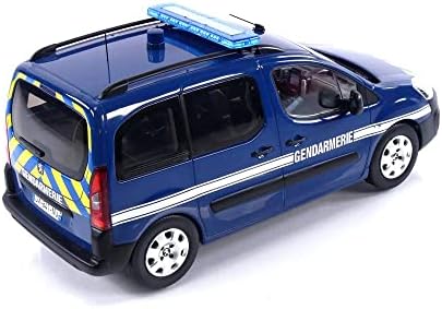 Norev NV184895 1:18 Partner -Csendőrség Kék & Sárga Sztriptíz Peugeot Gyűjthető Modell Multi