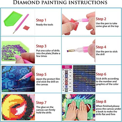 5D Gyémánt Festmény Készletek Felnőttek számára, DIY Gyémánt Festmény Készletek Felnőttek számára, illetve Gyerek -, Teljes