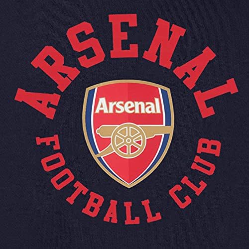 Arsenal FC Hivatalos Foci Ajándék Fiúk Gyapjú Grafikus Kapucnis, Kék