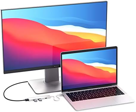 Satechi Vékony C-Típusú Multi-Port Adapter, USB-C Keresztül, 4K HDMI, USB 3.0 - Kompatibilis 2022 MacBook Pro/Levegő M2, 2020-As MacBook Pro/Levegő