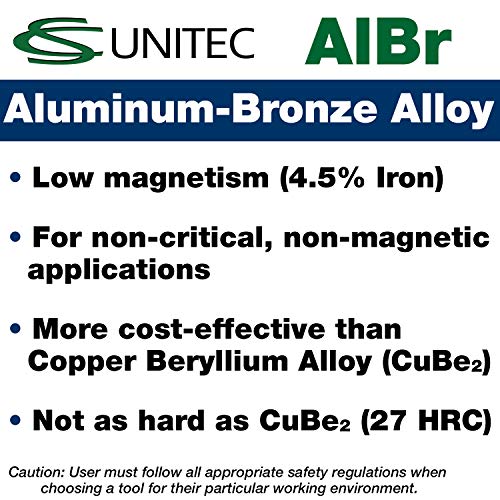CS Unitec | Nem-Szikrázó & a Nem Mágneses Alumínium Bronz Aljzat | 6 Pont Aljzat 1, 3/8-ban Vezetni