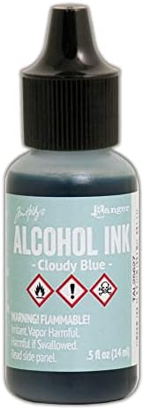 Ranger Tinta Tim Holtz Adirondack Alkohol Tinta Fények Kislemez: Felhős Kék