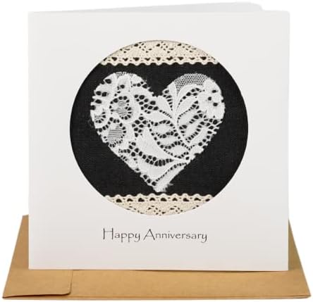 Camellia Méhek Igazi csipke 13 házassági évforduló kártya érte Őt, Kézzel készített Kártya Boldog Pár, Feleség, Férj (13.)