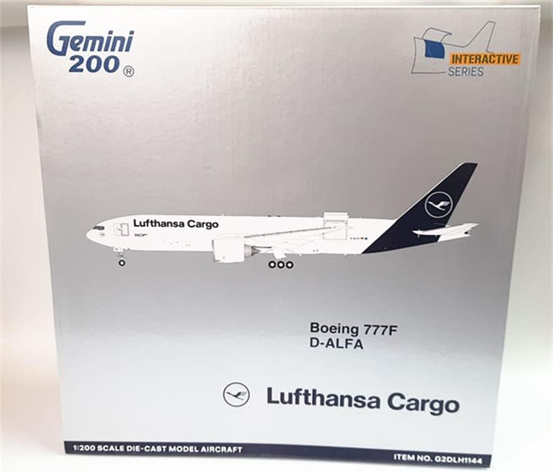 GeminiJets a Lufthansa Cargo a Boeing B777-200LRF D-ALFA 1/200 FRÖCCSÖNTÖTT Repülőgép Előre elkészített Modell