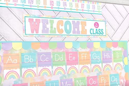 Tanár Létrehozott Források Pasztell Pop Üdvözöljük Osztály Banner