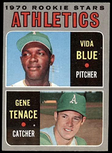1970 Topps 21 Atlétika Újoncok Vida Kék/Gén Tenace Oakland Athletics (Baseball Kártya) EX/MT Atlétika