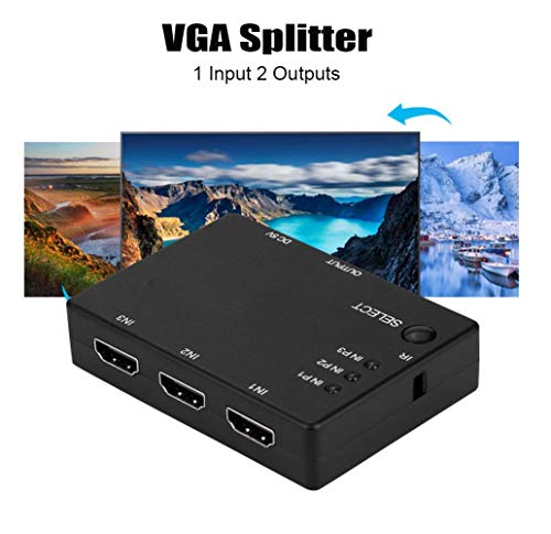 VGA Váltó,2 az 1-VGA Váltó Splitter Adatok szinkronizálása VGA Monitor Kapcsoló VGA Splitter VGA SVGA UXGA