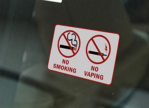 10 Beállításához, a Figyelmeztető Jelek, Nem Dohányzó, Nem Maga Autó Matrica vagy Statikus Ragaszkodnak Matrica Belső Kocsi