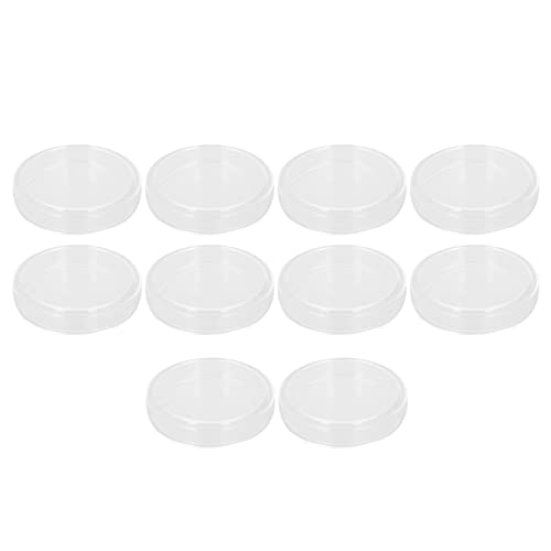 Kadimendium Üveg Petri-csésze, Laboratóriumi Eszközök Biztonságos, Stabil Bázis ID 76mm 10db Sav -, lúgálló, Szórakoztató Kiállítási Projektek