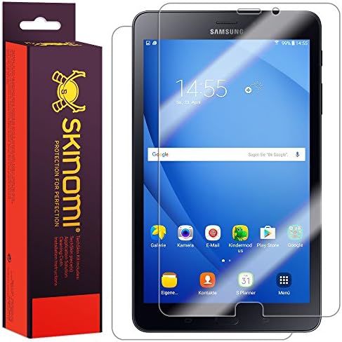 Skinomi Teljes Test Bőr Védő Kompatibilis a Samsung Galaxy Tab A2 S (képernyővédő fólia + hátlap) TechSkin Teljes Lefedettség Tiszta HD
