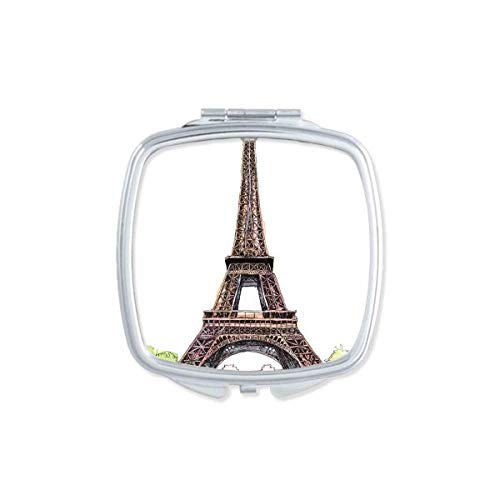 Párizsi Eiffel-Torony, Franciaország Tükör Hordozható Kompakt Zsebében Smink Kétoldalas Üveg