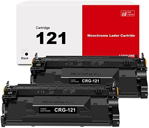 121 Fekete Festékkazetta 2 Csomag Kompatibilis Canon CRG CRG121 3252C001 a ImageCLASS D1620 (2223C024), ImageCLASS D1650 (2223C023)