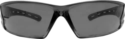 Ironwear 3085 Biztonsági Szemüveg Anti-Köd ANSI Z87 Megfelelő UVA, illetve az UVB-Védelem (Fekete/Átlátszó)