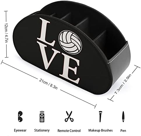A szerelem Volleybal Távirányító tartó, Bőr Íróasztal Szervező Irodai Kellékek Távirányító