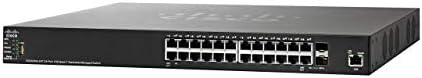 Cisco SG350XG-24T Rakható Sikerült Kapcsoló, 22 Portok 10 Gigabit Ethernet (GbE), 2 x 10G Combo SFP+, Korlátozott Élettartam-Védelem (SG350XG-24T-K9-NA)
