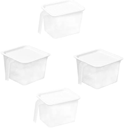SOLUSTRE 4db Box Tároló Doboz Kezelni Plasticos Para Comida Gyümölcs Övet Konténerek Növényi Konténer Gyümölcs Tároló Doboz, Hűtő, Élelmiszer