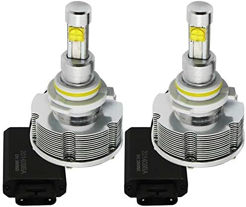 HB4/9006 LED Fényszóró átalakító Készlet - 2 db 9006 LED Fényszóró Izzók w/ 2 Telepítési Kábel - 30W 3000LM Minden - Nappal 6000K Vízálló IP-68
